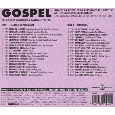 Gospel Vol.3 Guitar Evangelists + Bluesmen 1927-1944 (Fremeaux)